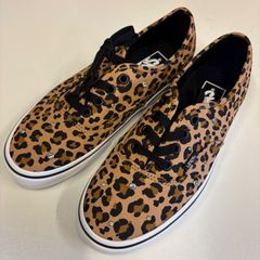vans エラ フェイクファー ヒョウ柄 レオパード スニーカー - メルカリ