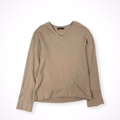 JIL SANDER Vネック ニット ベージュ size46 - メルカリ