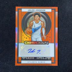 199枚限定Jalen Johnson Holo Jersey Autoルーキー - メルカリ