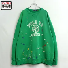 00s RALPH LAUREN ペンキ スウェット トレーナー メンズ 表記XXLサイズのサムネイル