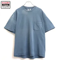 90s USA製 vintage Lee 無地 ポケットTシャツ 半袖Ｔシャツ メンズ 表記XLサイズ