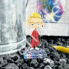 【新品】東京リベンジャーズ×文房具カフェ 文カフェ絵チュード アクリルキーホルダー 　グループ伍 稀咲鉄太