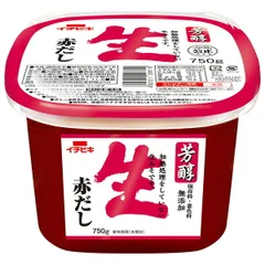 イチビキ 芳醇生赤だし 750g×6個入| 送料無料 調味料 味噌 みそ 赤だし ストック 料理 飲食店 ケース買い まとめ買い 業者 仕入れ 大量 出汁 つゆのサムネイル