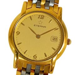 中古》 ETERNA KONTIKI エテルナ コンチキ クォーツ 腕時計 - メルカリ