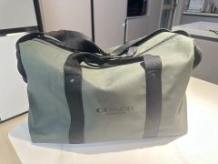 未使用級✨COACH トートバッグ キャンバス モス カーキ ロゴ C4017