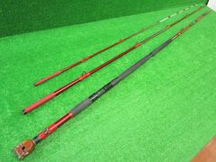 (110５)（布袋竹）カセ・筏竿(146cm)【赤に近い綺麗な朱色の竿】太田工房 1105)（布袋竹）カセ・筏竿(146cm)【赤に近い綺麗な朱色の竿】太田