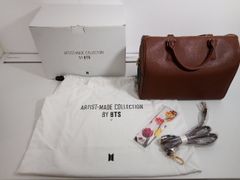 BTS V アーティストメイド ブラウン ボストンバッグ テヒョン テテ