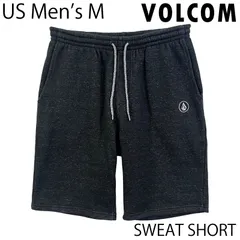 【USED／USメンズM】VOLCOM スウェットショーツ チャコールのサムネイル