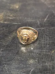 1940's　10K School Ring　SIZE : 15.5号　ヴィンテージ　リング　カレッジリング　ゴールド　金　50s 40s 60sのサムネイル