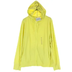 UNIQLO ユニクロ 長袖 薄手 メッシュ ジップパーカー XL イエロー レディース 古着