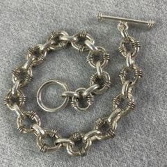 ヴィンテージ ダブルノットチェーンブレスレット シルバー925 メキシコ