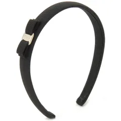 FERRAGAMO フェラガモ カチューシャ レディース ブラック 34 0086 430314 VARA ヴァラのサムネイル