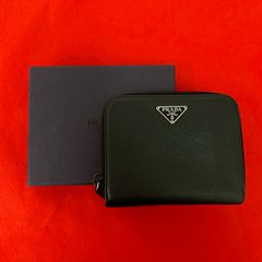 プラダ　PRADA サフィアーノ　小銭入れ　M 268A NERO 黒　新品 プラダ PRADA サフィアーノ 小銭入れ M 268A NERO 黒 新品 - メルカリ