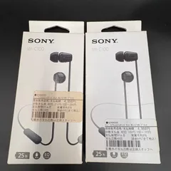 【未使用品】SONYワイヤレス　ステレオ　ヘッドセット Black ソニー　黒　WI-C100 519-17.18