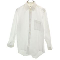 PIERRE BALMAIN ピエールバルマン 長袖 ワイシャツ 39-80 ホワイト カフス メンズ 古着