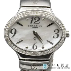 腕時計 稼働 CHARRIOL シャリオール OVAL クォーツ シェル文字盤 2026.2電池交換済 H7199-2のサムネイル