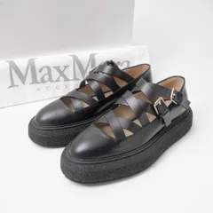 ■未使用品■MAX MARA マックスマーラ ROCKBALLET ローファー サイズ37 1/2 ストラップ 厚底 プラットフォーム 20260528/RA9457のサムネイル