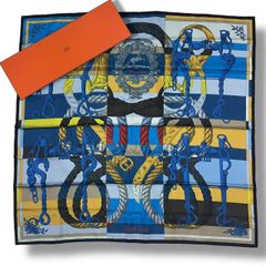 美品 HERMES エルメス スカーフ シルク カレ90 FEUX D'ARTIFICE 技巧の