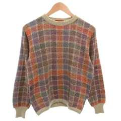 ミッソーニ MISSONI ニット カットソー 長袖 クルーネック リネン混 総柄 M マルチカラー /FFのサムネイル