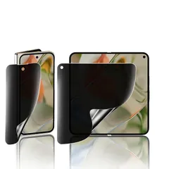 【新品】 Google Pixel Fold 覗き見防止フィルム【ガイド枠付き】TPU素材 浮き防止/気泡レス/キズ修復/浮き防止//ケースに干渉しない/全面保護 Pixel Fold 保護フィルム【指紋認証対応 1枚入り】