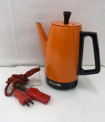 ナショナル電気ポット（電気ケトル）NC-505（ブルー）昭和レトロ 新品
