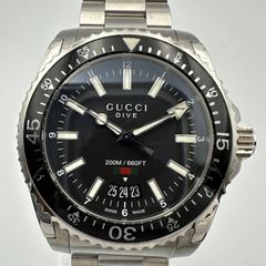 極美品 グッチ ダイブ DIVE メンズ 40MM クォーツ - メルカリ