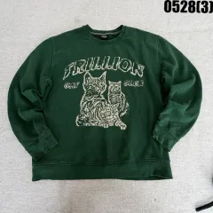TRillion Cat Club スウェット グリーン L 0528のサムネイル