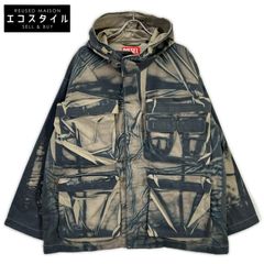 【DIESEL ディーゼル 総柄フードジャケット サイズ46】 DIESEL ディーゼル 総柄フードジャケット サイズ46】 - メルカリ