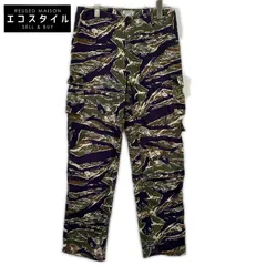 THE REAL MCCOY'S　ザリアルマッコイズ　パープル×カーキ タイガーカモ カーゴパンツ　W28-30のサムネイル