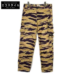 THE REAL MCCOY'S　ザリアルマッコイズ　パープル×ベージュ タイガーカモ カーゴパンツ　W28-30のサムネイル