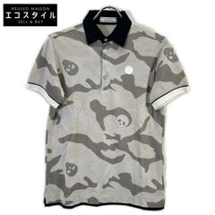 マークアンドロナ ハーフジップ ポロシャツ 迷彩 カモフラ 50 XL