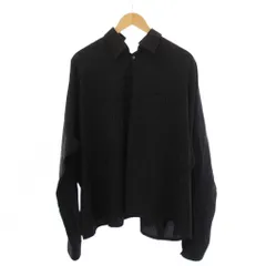 ジュンヤワタナベ JUNYA WATANABE COMME des GARÇONS 22SS シャツ 長袖 ストライプ柄 ウール S ブラック ホワイト JI-B006 /BMのサムネイル