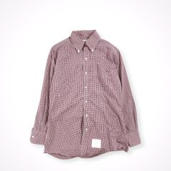 A16512 トムブラウン トリコロールチェック 開襟シャツジャケット 1