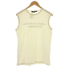 ラフシモンズ RAF SIMONS タンクトップ ノースリーブ Tシャツ ロゴ 48 白 ホワイト /☆Gのサムネイル
