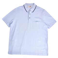 2000s HERMES エルメス ポロシャツ ダークブラウン イタリア製 S