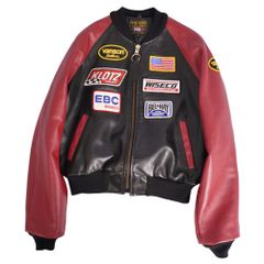 VANSON Leathers ワッペン レザー ジャケット サイズ38 | Mercari