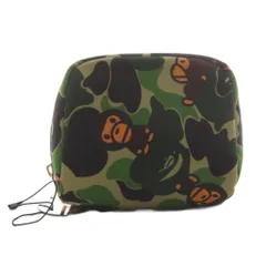 アベイシングエイプ A BATHING APE BABY MILO STORE ポーチ カモフラ 迷彩柄 カーキ /AN21のサムネイル