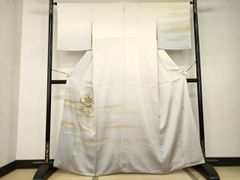 白打掛け 掛け下 襦袢 掛下帯 筥迫セット 唐織 アイボリー ホワイト