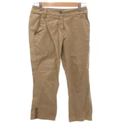 マックレガー マクレガー McGREGOR テーパードパンツ ボトムス 61-87 ベージュ 無地 クロップド丈 裾スリット ECF001 /KR ■ECF001のサムネイル