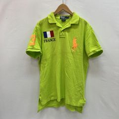 希少 ラルフローレン 半袖 ポロシャツ ギリシャ 刺繍ロゴ ビッグポニー 