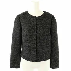 トッカ TOCCA 25SS FIRST SPRINGS ジャケット ノーカラー ラメ 0 ブラック /DO ■OSのサムネイル