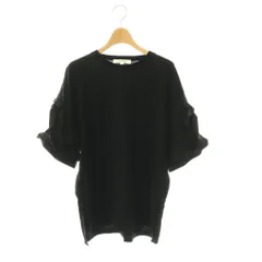 エンフォルド ENFOLD 25SS FLOWER SLEEVE T-SHIRT Tシャツ カットソー 38 ブラック /CX ■OSのサムネイル