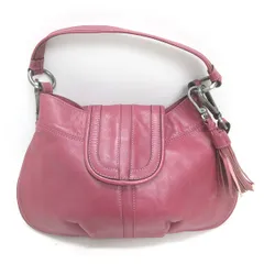 K■マックスマーラ/Max Mara 2WAY レザーハンドバッグ ショルダーBAG ピンク系 LADIES■3【中古】のサムネイル