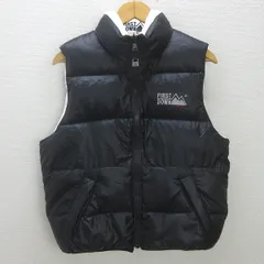 d■ファーストダウン/FIRST DOWN リバーシブル ダウンベスト【M】白/黒/MENS/25【中古】のサムネイル