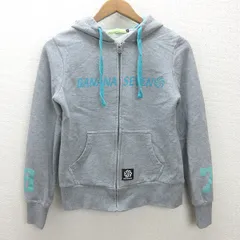 g■バナナセブン/BANANASEVEN フルジップパーカー/コットン【M】灰/LADIES/44【中古】■のサムネイル