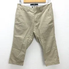 K■ユナイテッドアローズ/UNITED ARROWS B＆Y クロップドパンツ チノパン【M】ベージュ/MENS■46【中古】のサムネイル