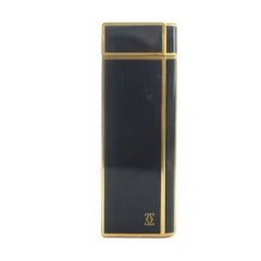 カルティエ Cartier ペンタゴン ガスライター ラッカー 喫煙具 五角形 火花確認済み スペアタンク付き 黒 ブラック ■GY18 /MQ ■OHのサムネイル