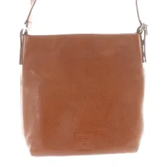 ヒロフ HIROFU ショルダーバッグ レザー Hロゴ 茶 ブラウン /KW ■GY18のサムネイル