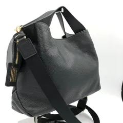 【美品】レザージュエルズ 2way ショルダーバッグ ハンドバッグ 黒 レザーのサムネイル