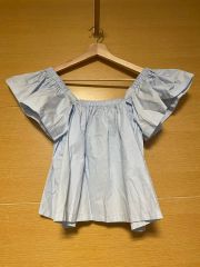 人気インフルエンサー erica コラボ アベイル リボン ブラウス 